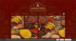 Desktop Screenshot of namaste-india-restaurant.com